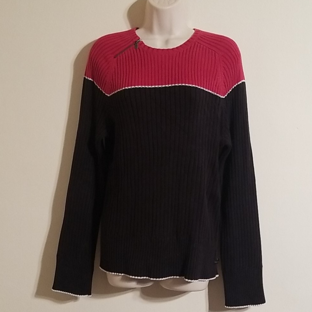 Calvin Klein women's vintage cable knit sweater